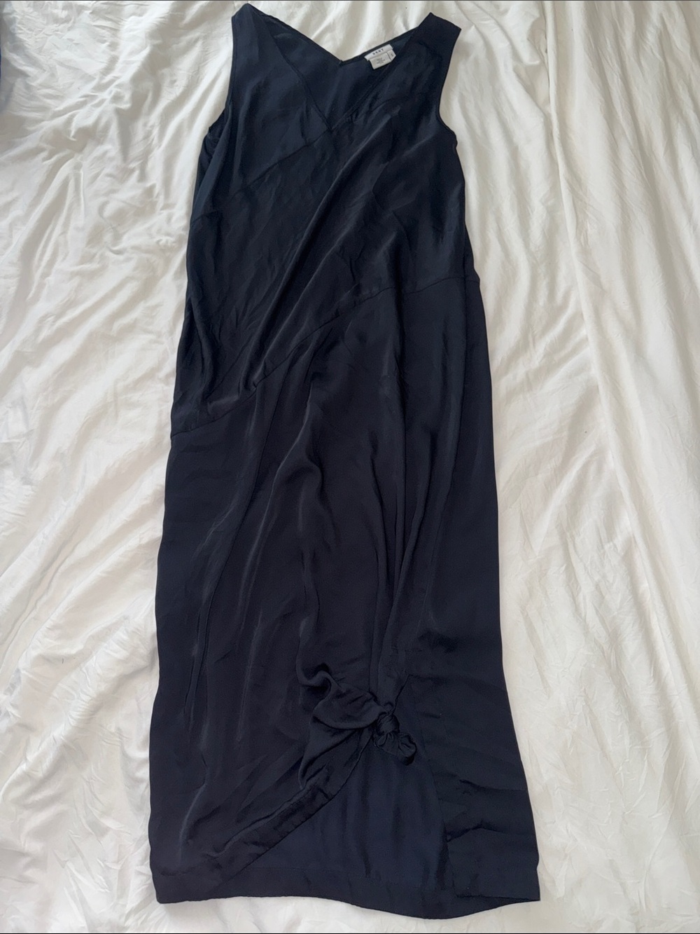 DKNY Black Maxi Slip Dress